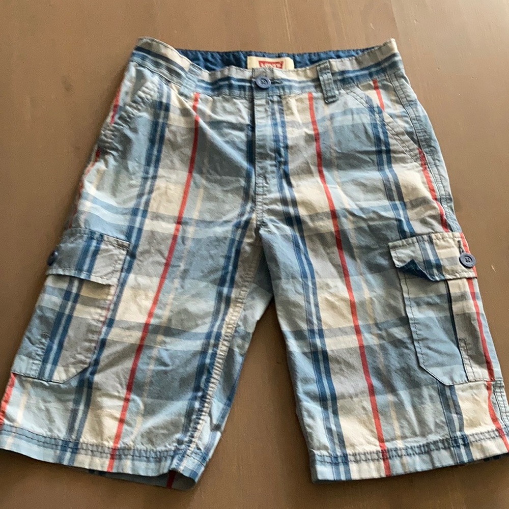 Levi Plaid shorts